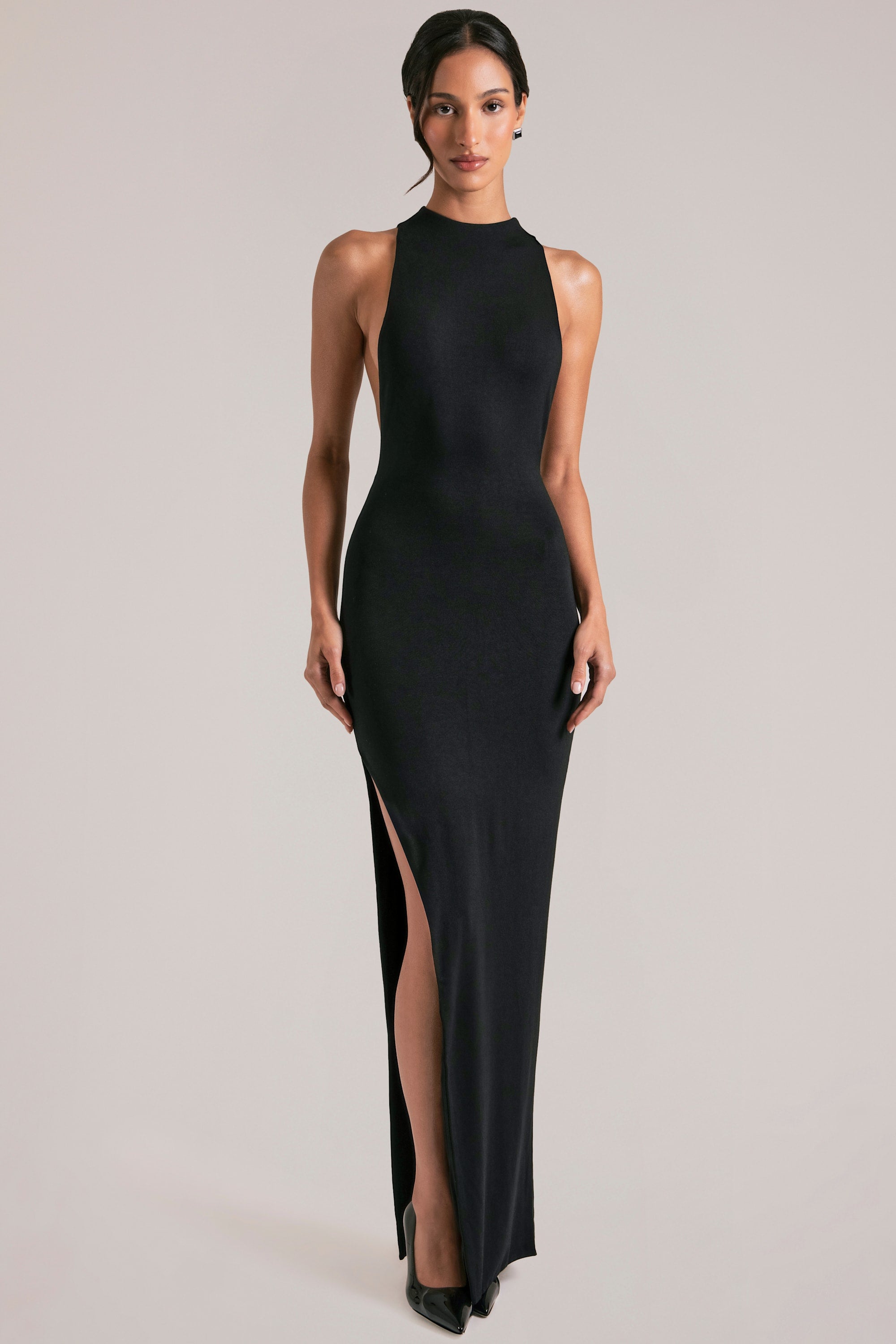 Sleeveless Maxi Dress in Black